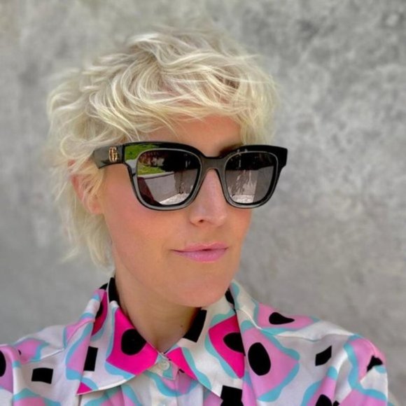 💯 NEW GUCCI GG0998S 001 BLACK/GREY SUNGLASSES - Picture 3 of 9